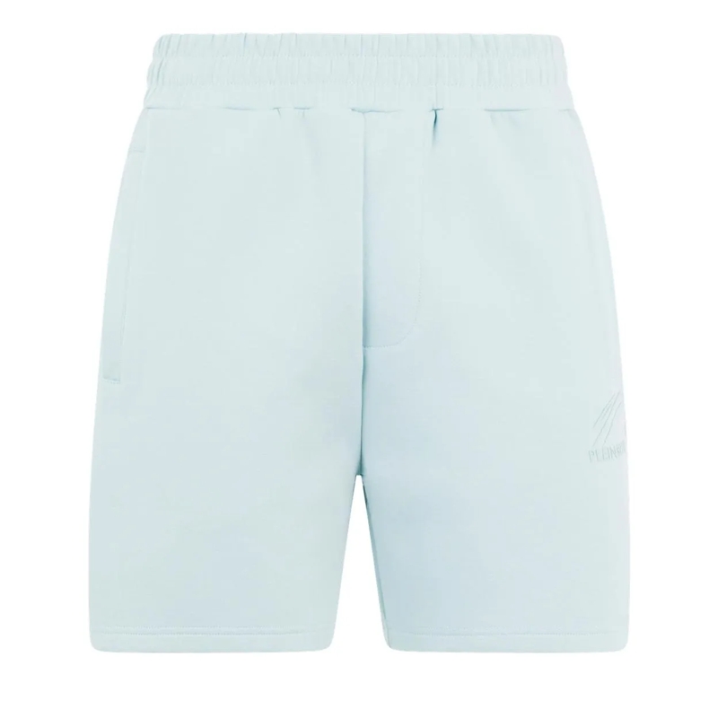 Plein Sport Shorts Pique Jogging Shorts Icon hell-blau