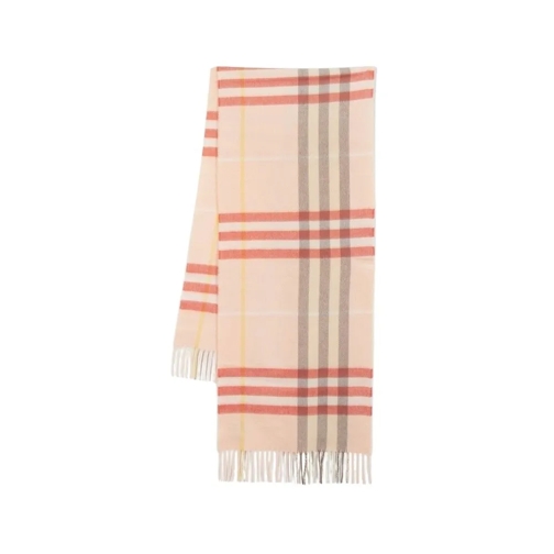 Burberry Écharpe légère Giant Check Scarf - Cashmere - Pink Pink