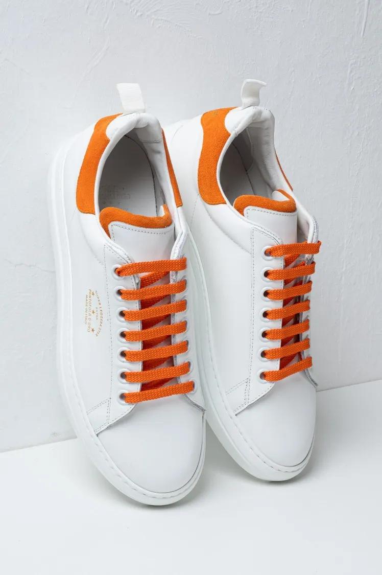 Thumbnail - Pantofola D'Oro Low-Top Sneaker - White Court Classic Leather Sneakers - Gr. 41,5 (EU) - in Weiß - für Damen