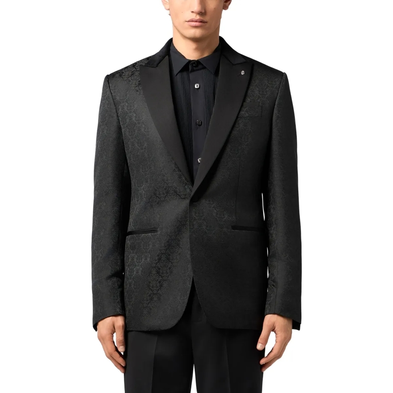 BILLIONAIRE Blazer Jacquard Brocade Blazer schwarz(Image 3)