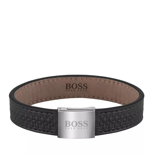 Boss Man Monogram Bracelet Black Bracciale