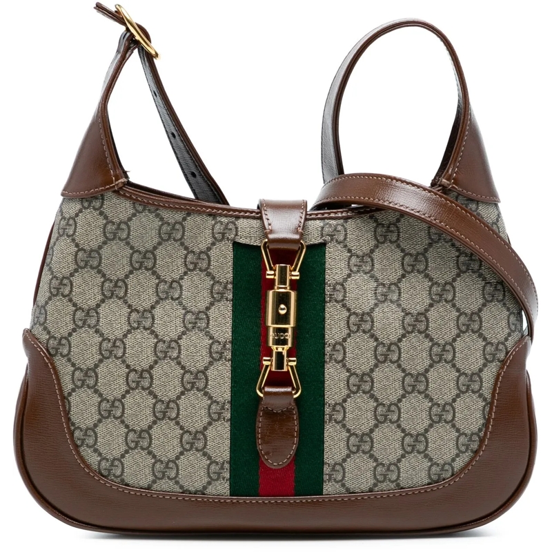 Gucci Sac à bandoulière Small GG Supreme Jackie 1961 Crossbody braun
