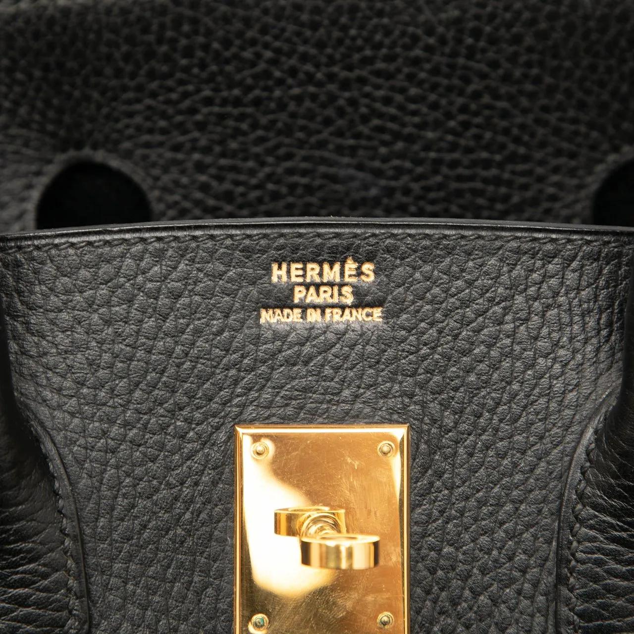 Thumbnail - Hermès Crossbody Bags - Ardennes Birkin Retourne 35 - Gr. unisize - in Schwarz - für Damen
