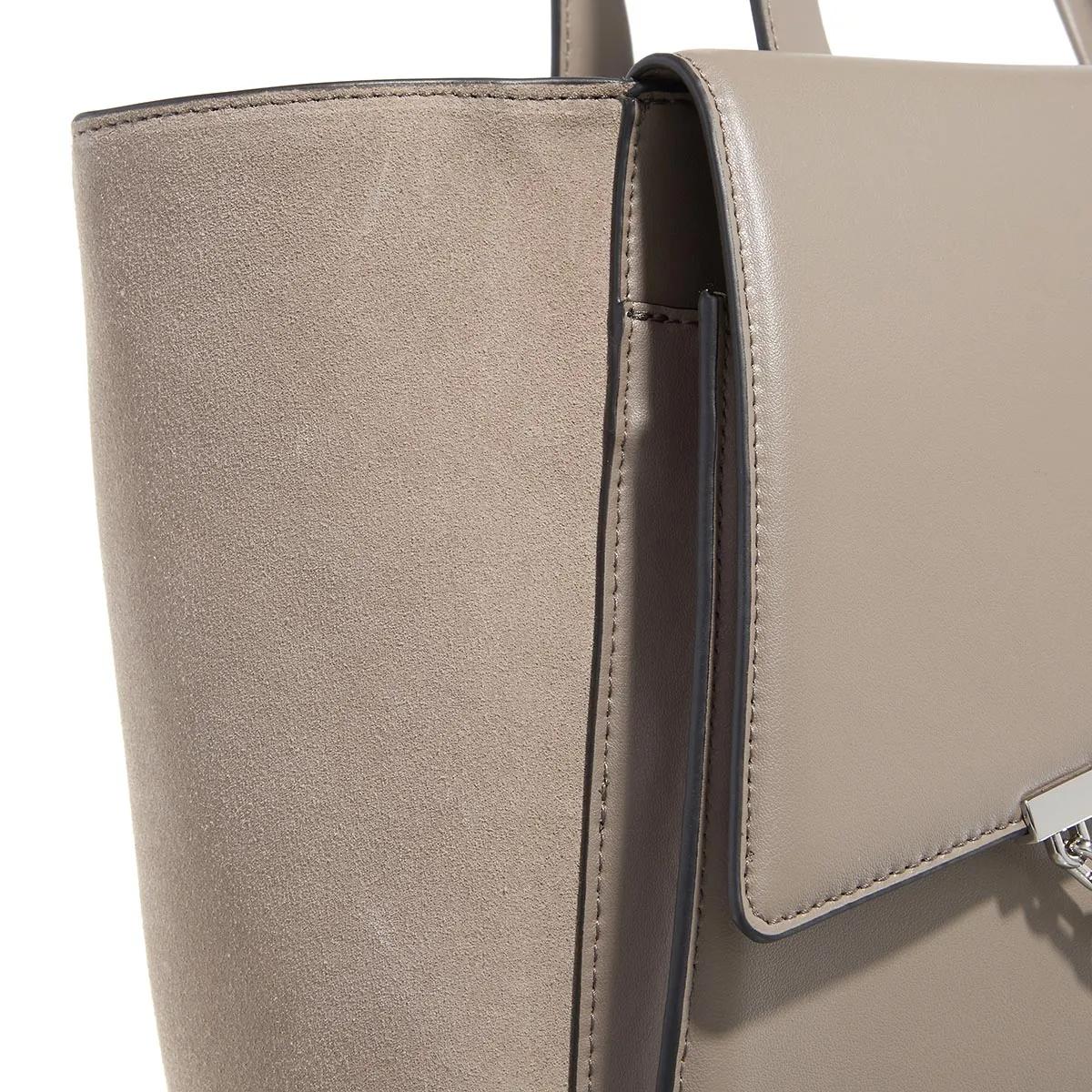Karl Lagerfeld Shoppers & Totes K Seven Grainy Sp Tote Suede in taupe