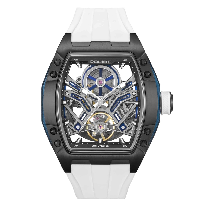 Police Automatikuhr Automatikuhr Tampa weiss