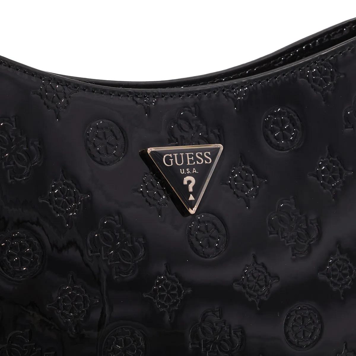 Guess Hobo bags Arnela Top Zip Shoulder Bag in zwart