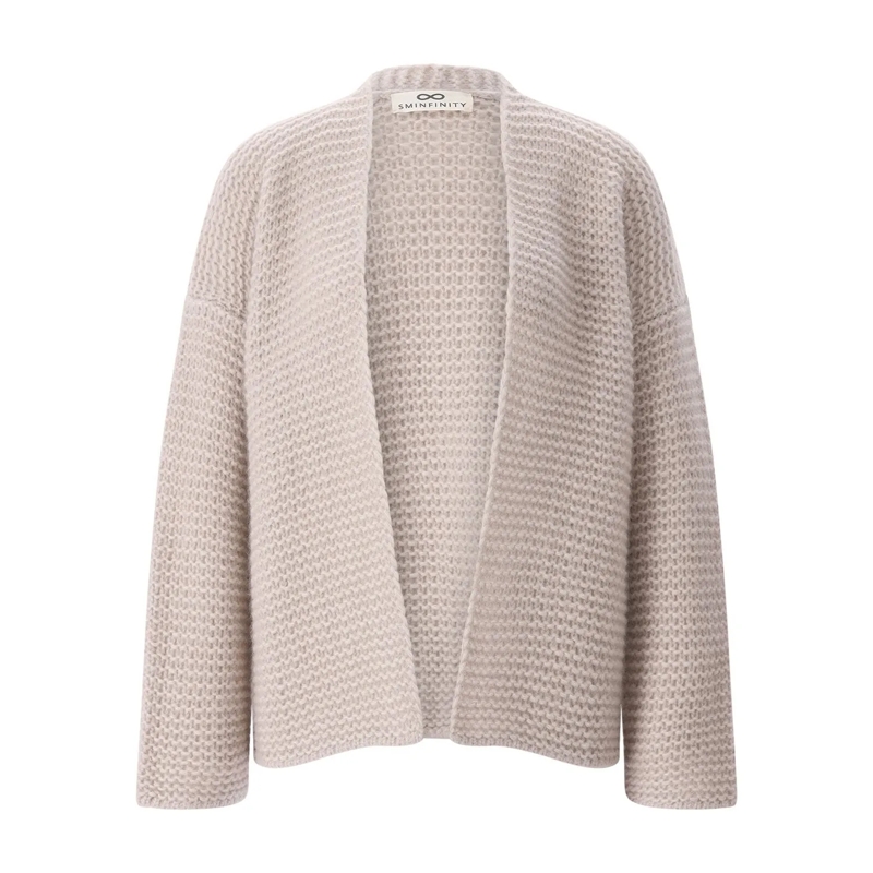 Sminfinity Cardigan Strickjacke aus Kaschmir & Seide blau