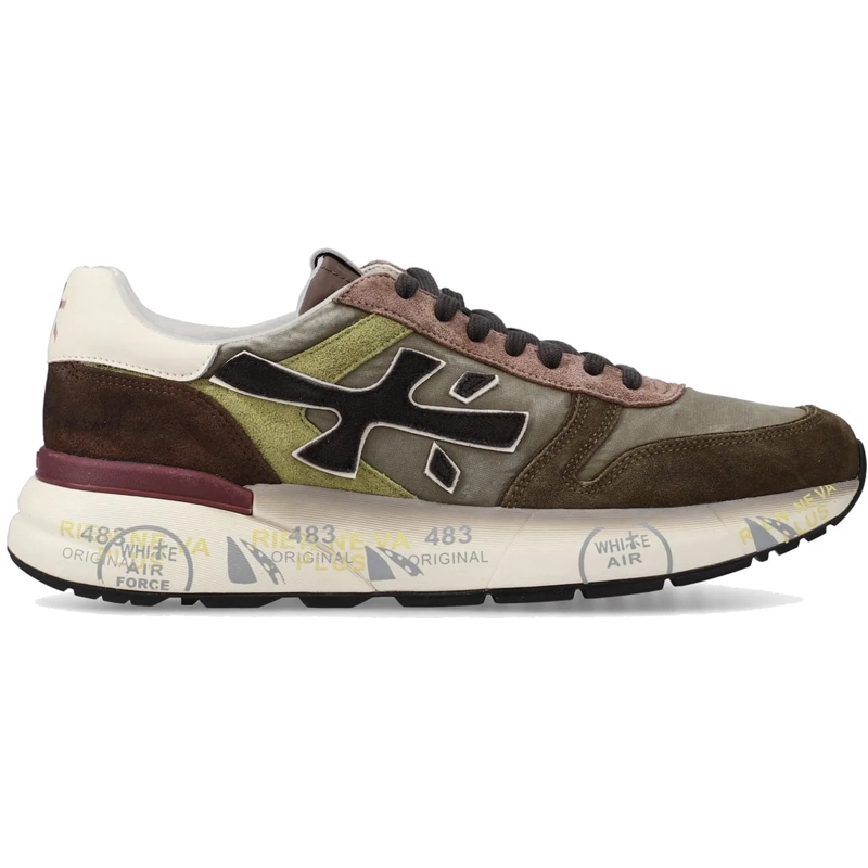Premiata Low-Top-Sneaker Mick 7717 Brown Military Green grün