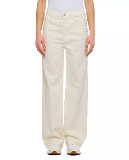 FRAME - Le Jane Wide Leg Denim Pants - Größe 29 - white