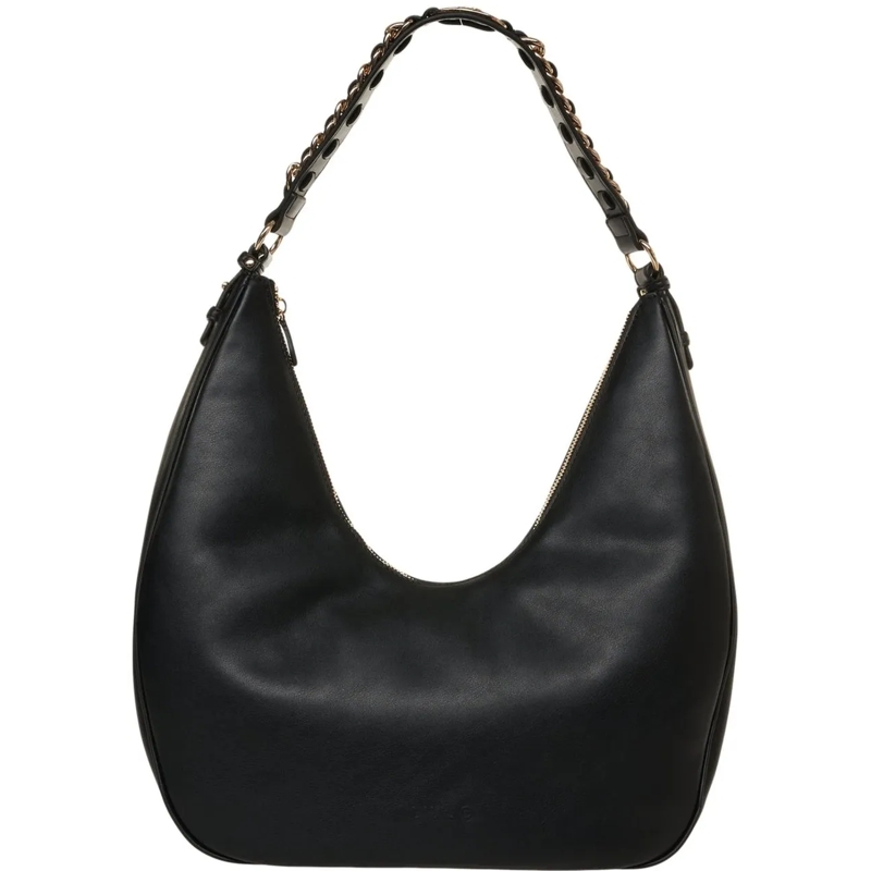 LIU JO Schultertasche Shoulder bag with chain detail schwarz