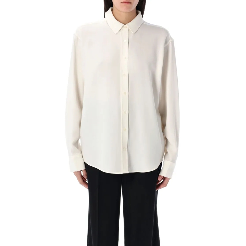 Anine Bing Overhemd Ivory Braxton Shirt White
