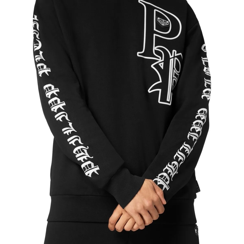 Philipp Plein Top Hoodie Gothic Plein schwarz(Image 3)