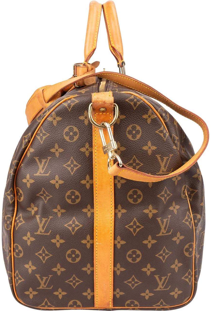 Thumbnail - Louis Vuitton Crossbody Bags - Louis Vuitton Canvas Monogram Keepall 55 Bandoulie - Gr. unisize - in Braun - für Damen