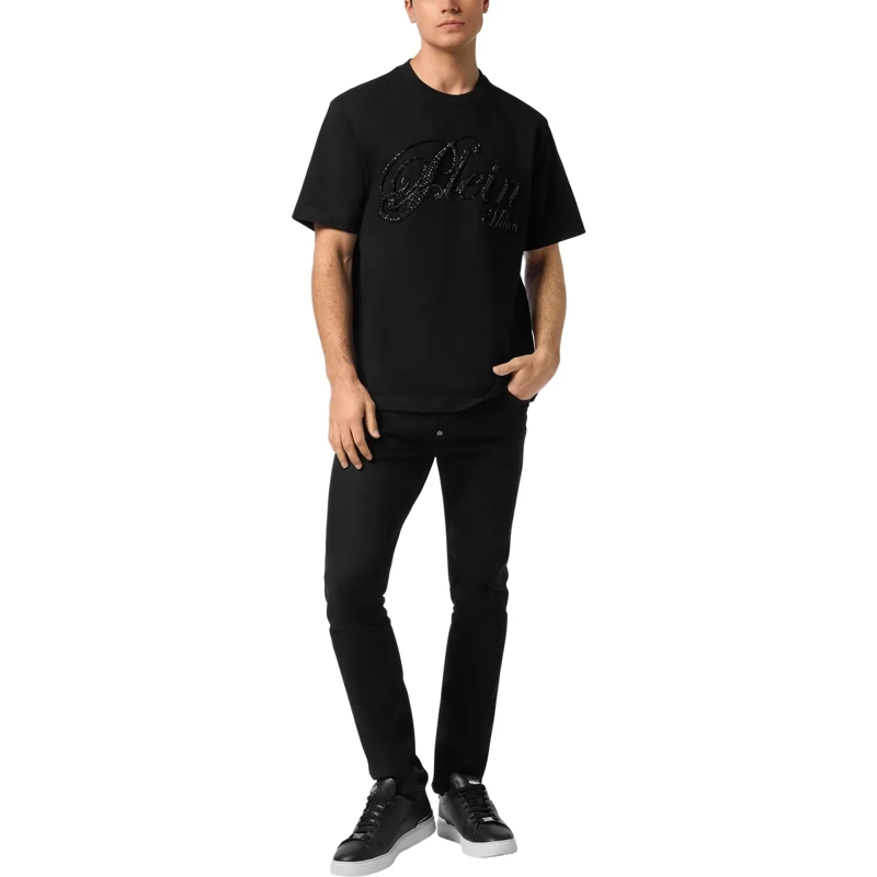 Philipp Plein T-Shirt T-Shirt Mit Schmucksteinen schwarz(Image 4)