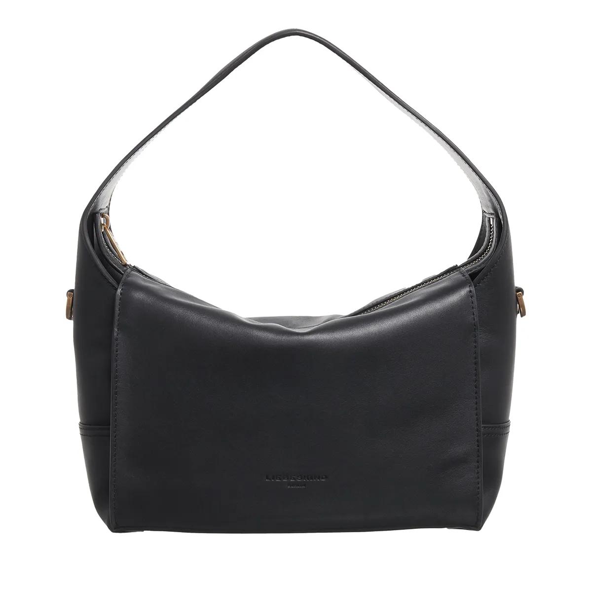 Liebeskind Berlin Hobo Bag - Lou 2 Calf Optic - Gr. unisize - in Schwarz - für Damen