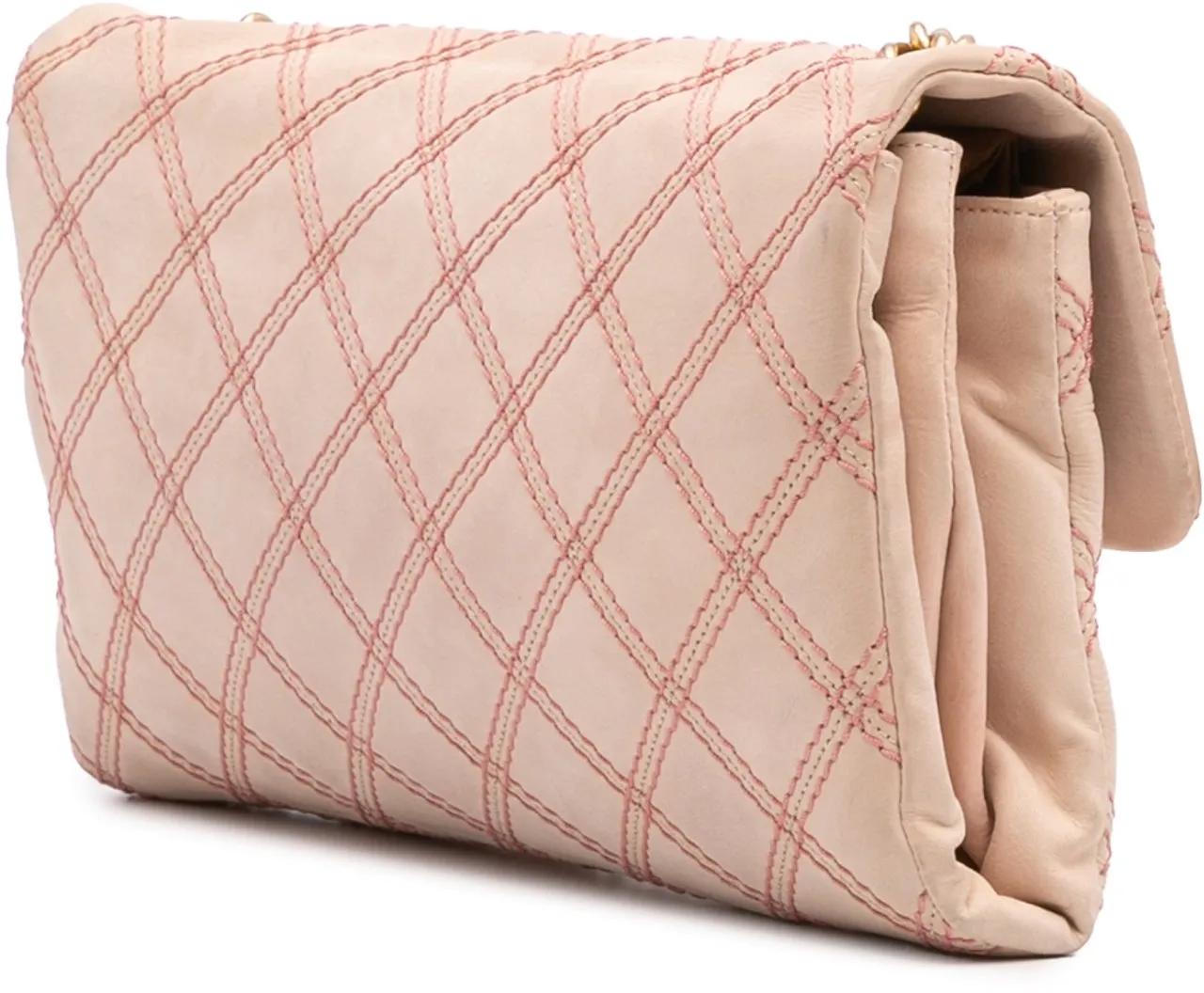Thumbnail - Chanel Hobo Bags - 2014 Jumbo Quilted Calfskin Triple Stitched Flap - Gr. unisize - in Braun - für Damen