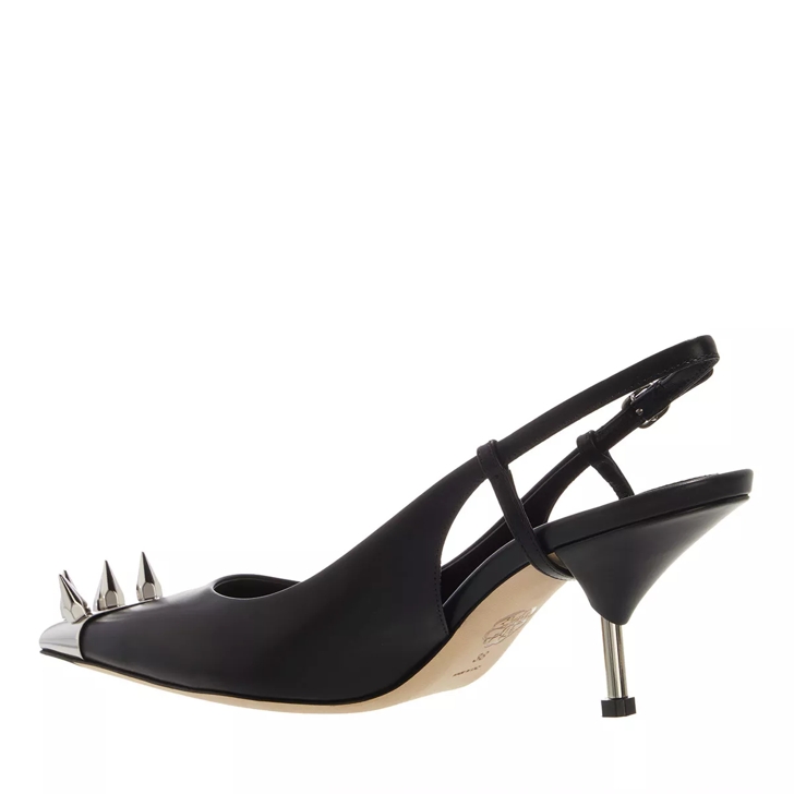 Black pumps best sale with silver studs