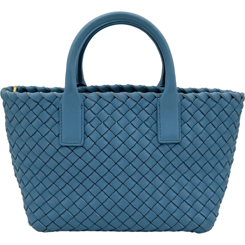 Bottega Veneta Tote Bottega Veneta Mini Cabat - Green blau
