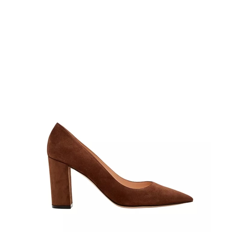 Gianvito Rossi Pumps 85Mm Suede Piper Pump Brown(Image 2)