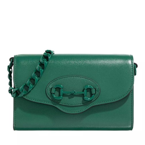 Gucci Horsebite 1955 Shopper Emerald Crossbody Bag