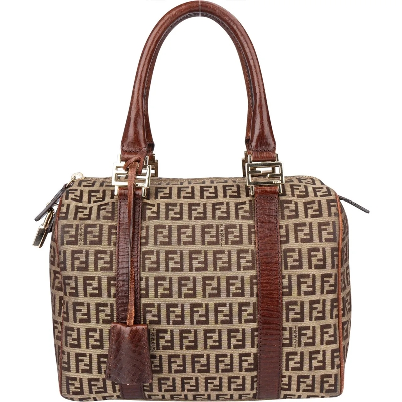 Fendi Schultertasche Fendi FF Monogram Forever Handbag mehrfarbig