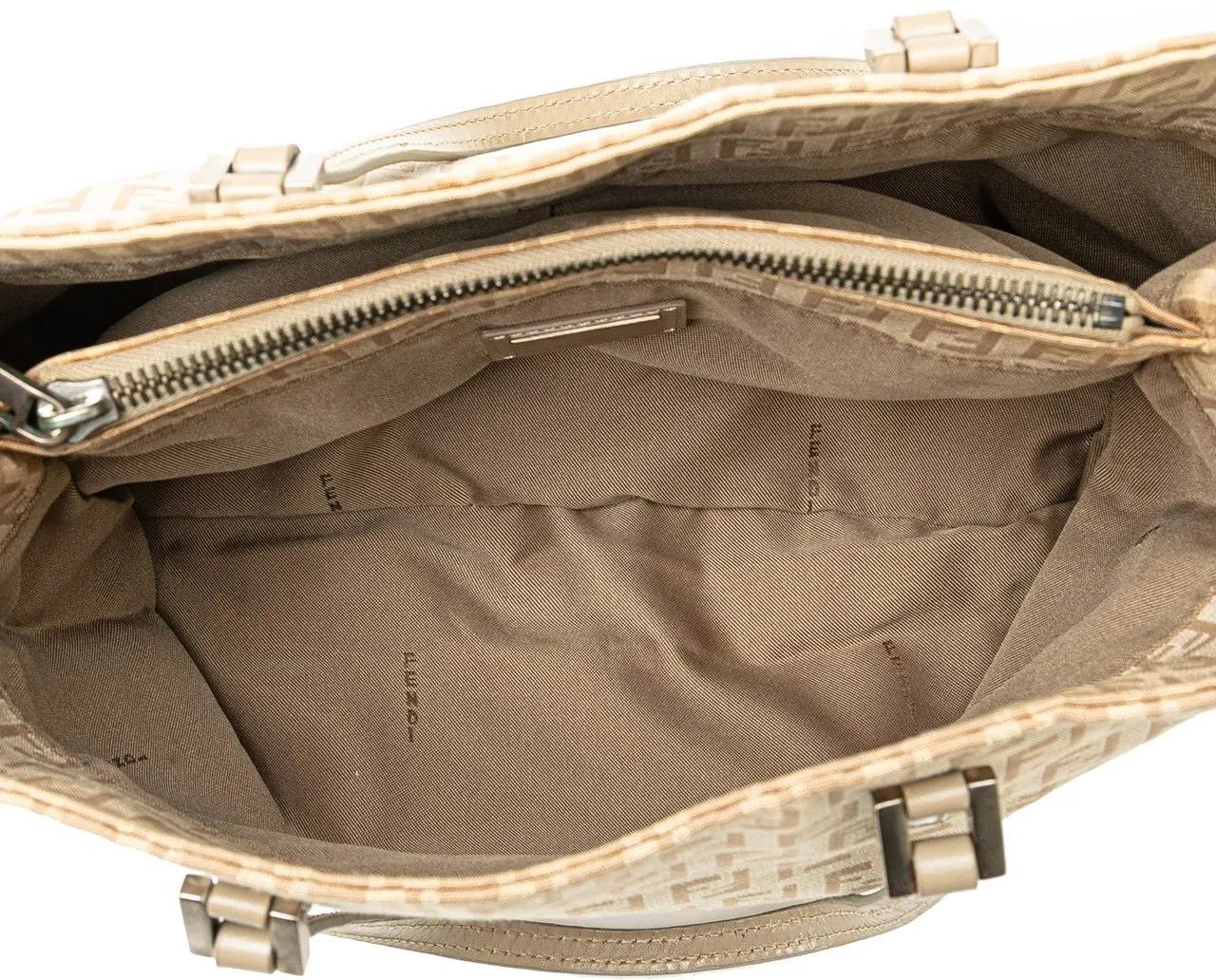 Thumbnail - Fendi Shopper - Zucchino Canvas Tote - Gr. unisize - in Braun - für Damen