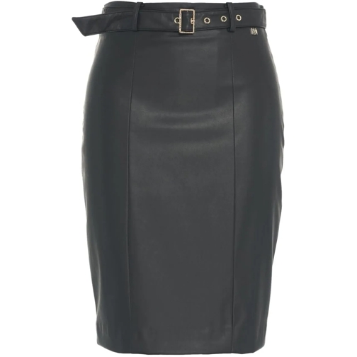 Guess Jupes midi Pencil skirt in faux leather schwarz