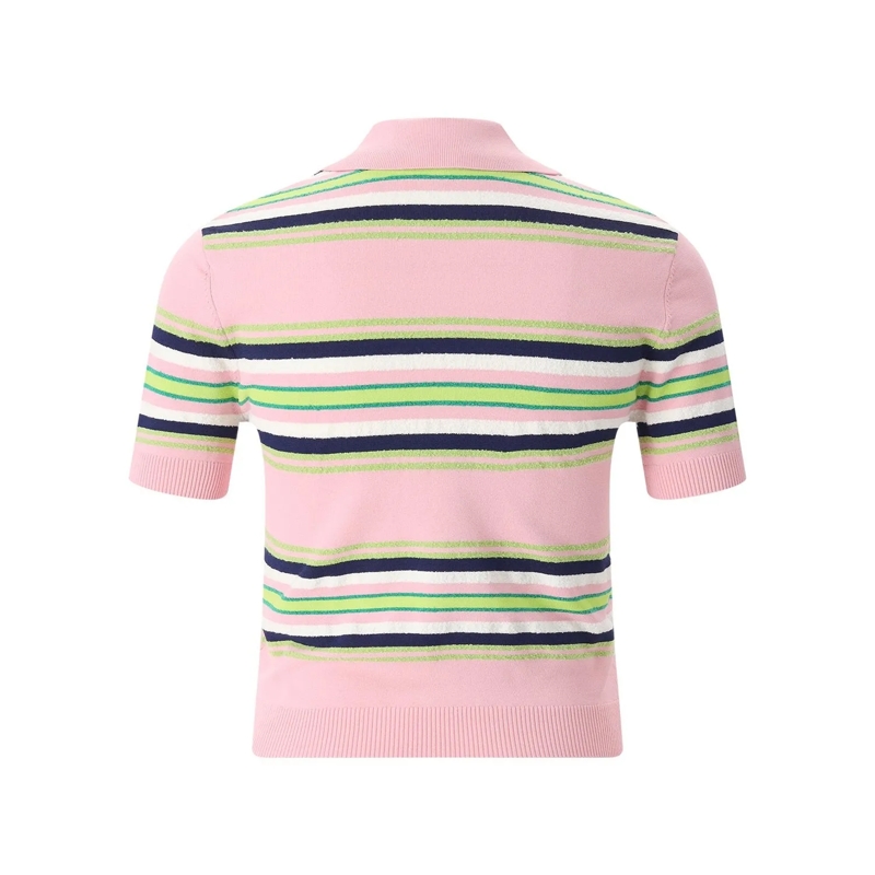Casablanca Poloshirt Poloshirt mit Logo pink(Image 3)