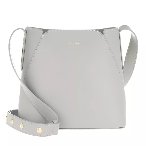 Maison Hēroïne Josephine Handle Bag Grey/Grey/Gold Bucket Bag