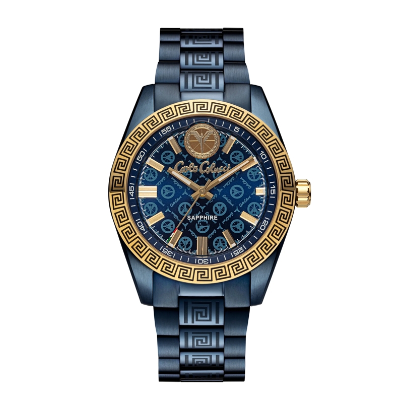 Carlo Colucci Automatikuhr Herrenuhr CC300 . blau