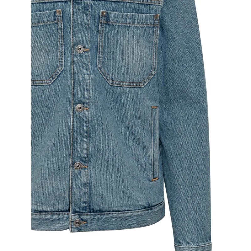 Off-White Veste en jean Giacca in Denim con Tasche blau(Image 4)