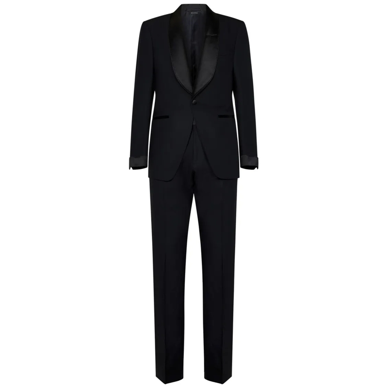 Tom Ford Anzugkombination Blue Tuxedo Suit Blue