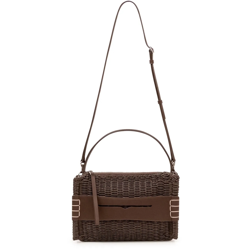 J.W.Anderson Tote Borsa Loafer Intrecciata con Manico braun(Image 2)
