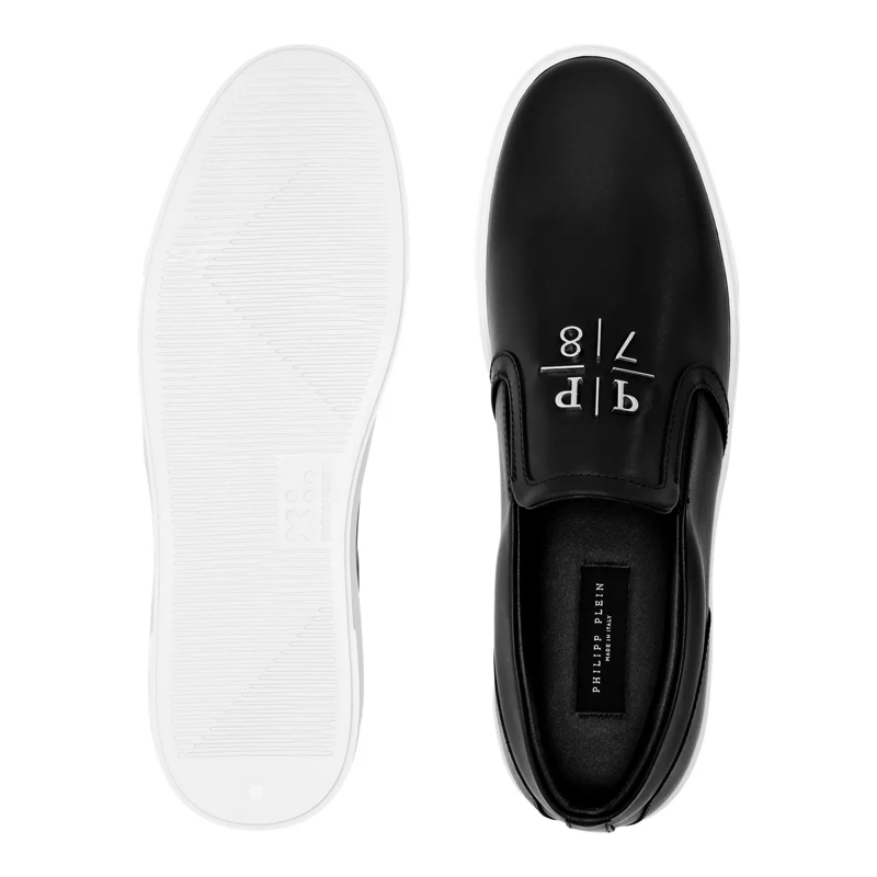 Philipp Plein Slip-On-Sneaker Mokassins schwarz(Image 4)