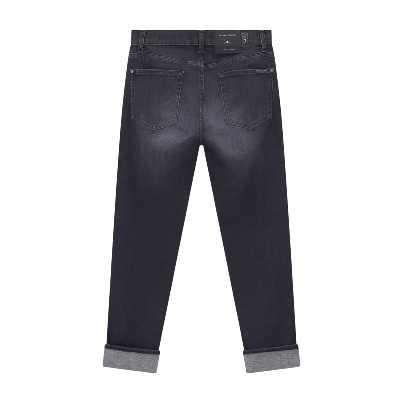 Seven for all Mankind Jeans Relaxed Skinny Jeans schwarz(Image 2)