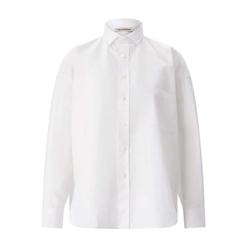 Blooming Bluse Hemdbluse Locri weiß