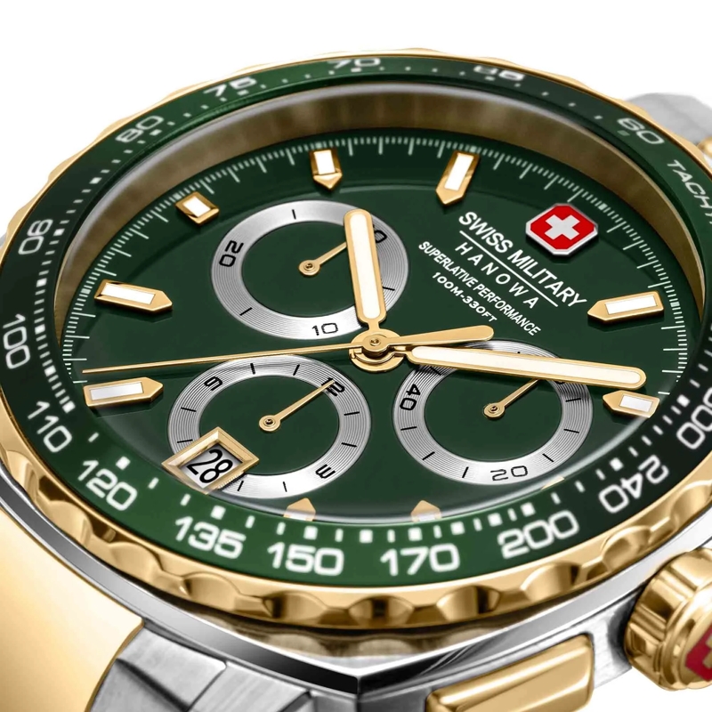 Swiss Military Hanowa Automatikuhr Quarzuhr Speedwell gold(Image 4)