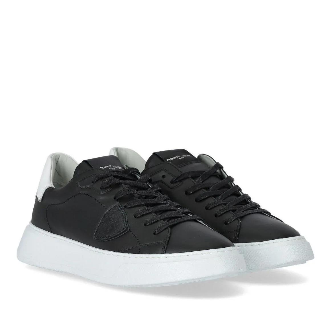 Philippe Model Sneakers - PHILIPPE MODEL TEMPLE SCHWARZ WEISS SNEAKER - Gr. 46 (EU) - in Schwarz - für Damen