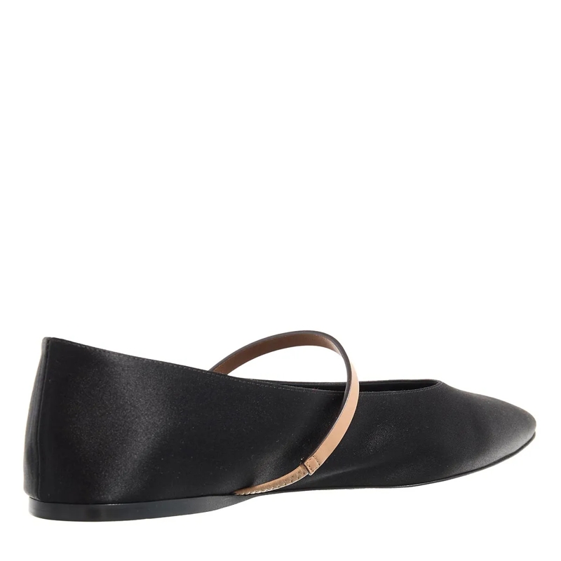 Saint Laurent Ballerinas Mami Ballet Flat Nero Gold Brown(Image 3)
