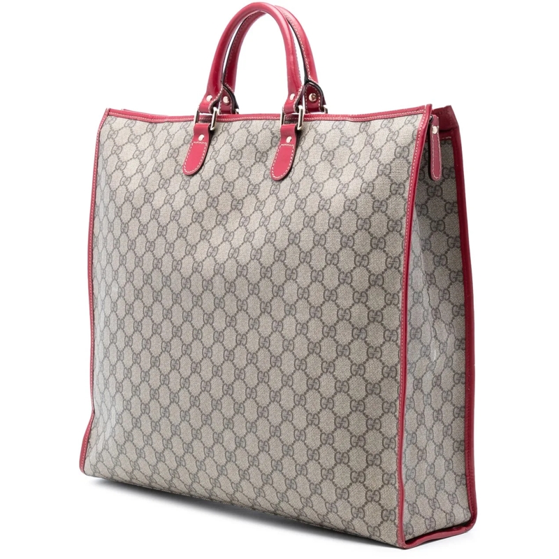 Gucci Shopper GG Supreme Web Tote braun