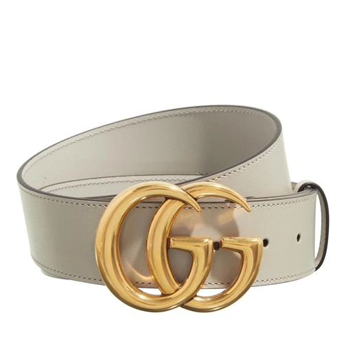 Gucci GG Marmont Belt Light Grey Leather Belt