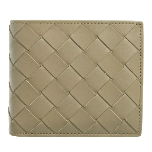 Bottega Veneta Intrecciato Bi-Fold Wallet Travertine Bi-Fold Portemonnaie