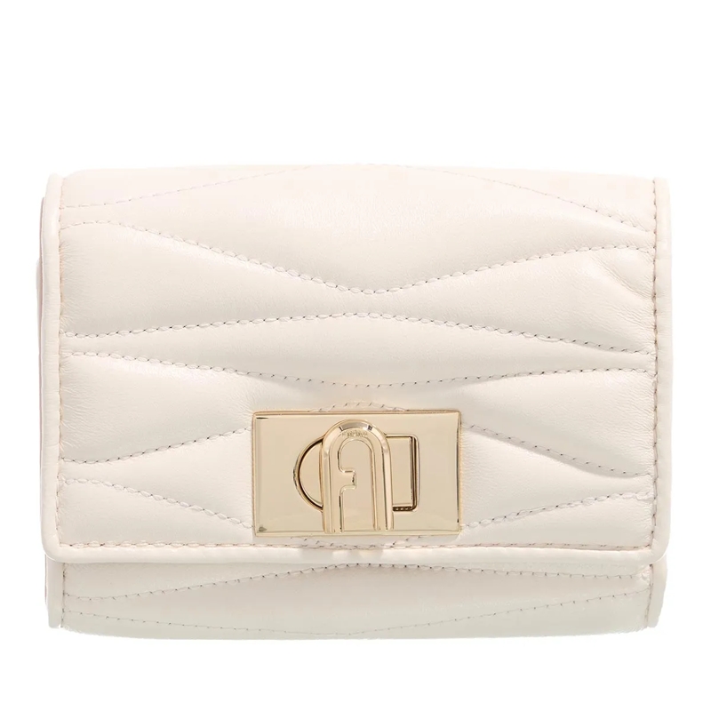 Furla Tri-Fold-Portemonnaie Furla 1927 M Compact Wallet Panna