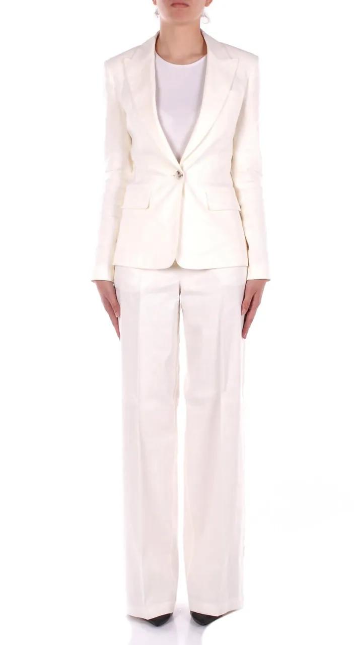 Thumbnail - Pinko - Pinko Trousers White - Größe 44 - weiß