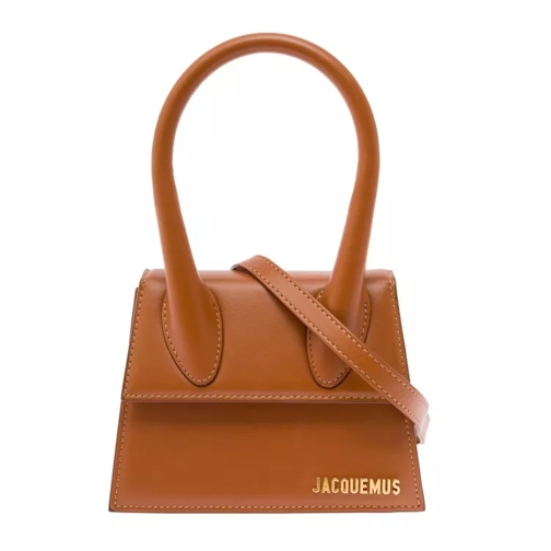 Jacquemus Le Chiquito Moyen' Caramel Brown Bag In Leather Brown Crossbodytas