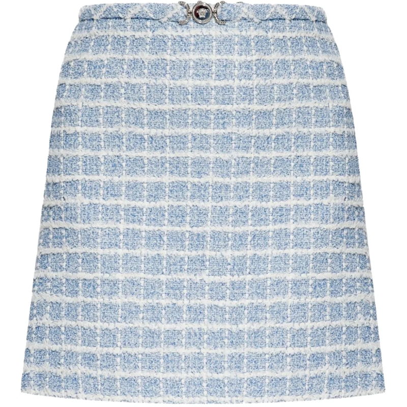 Versace Midirock Skirts Blue blau