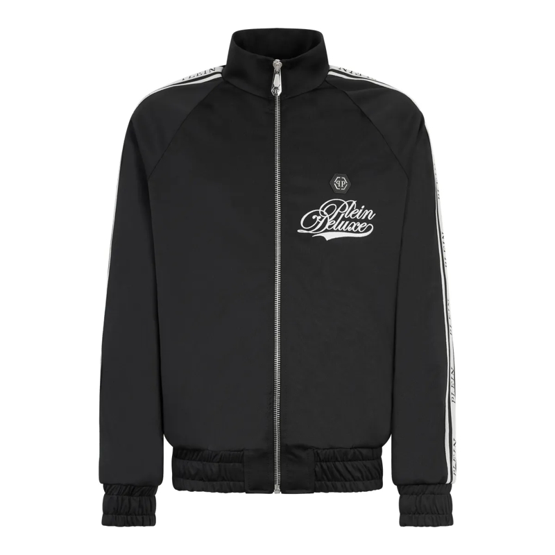 Philipp Plein Daunenjacke Tracksuit Jacket Plein Deluxe Signature Signature schwarz