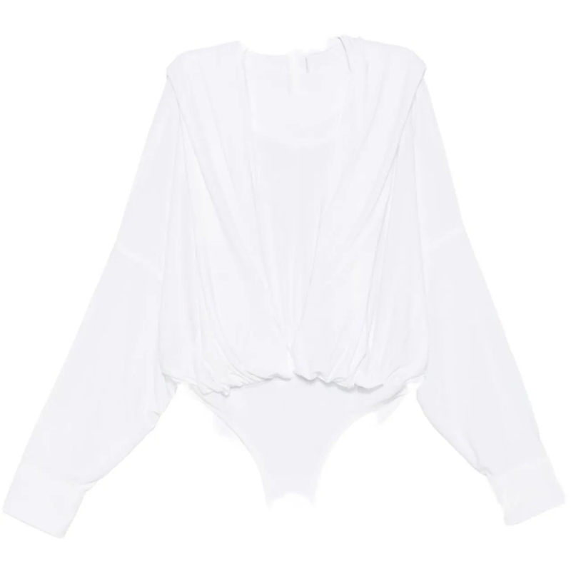 Norma Kamali T-Shirt Top White weiß