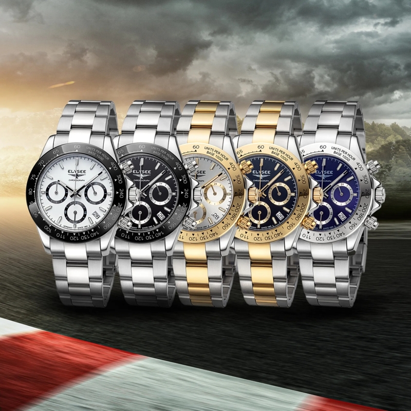 Elysee Automatikuhr SPORT  CHRONO. silber(Image 6)