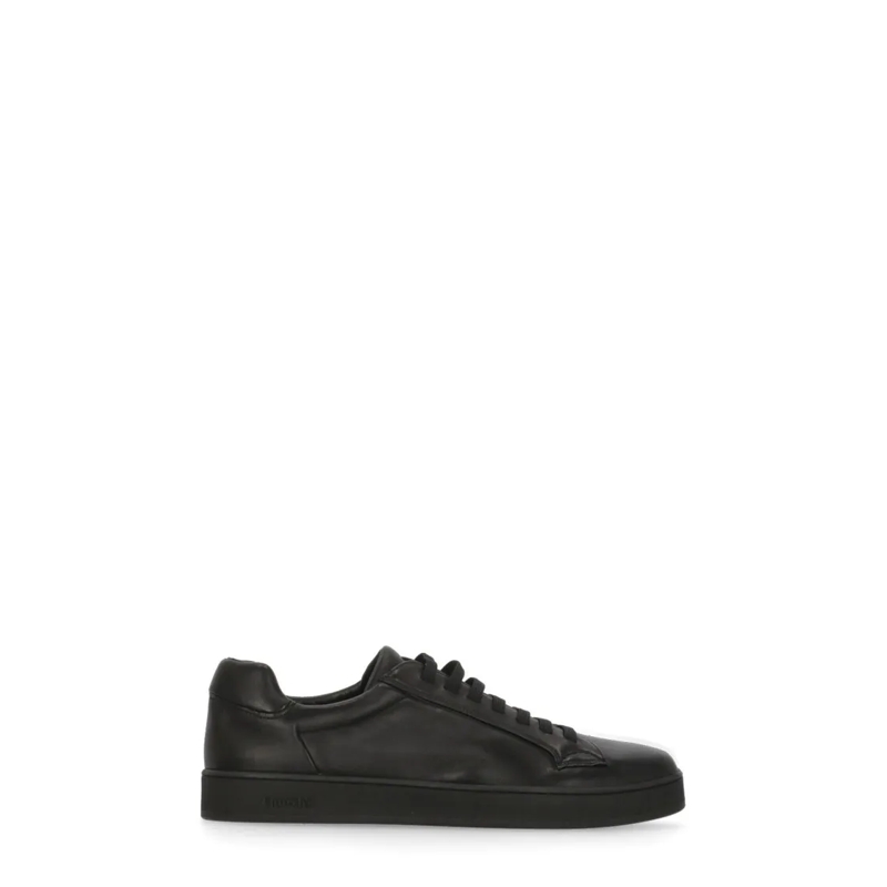 Church's Sneaker basse Black Leather Sneakers With Imprinted Logo Black